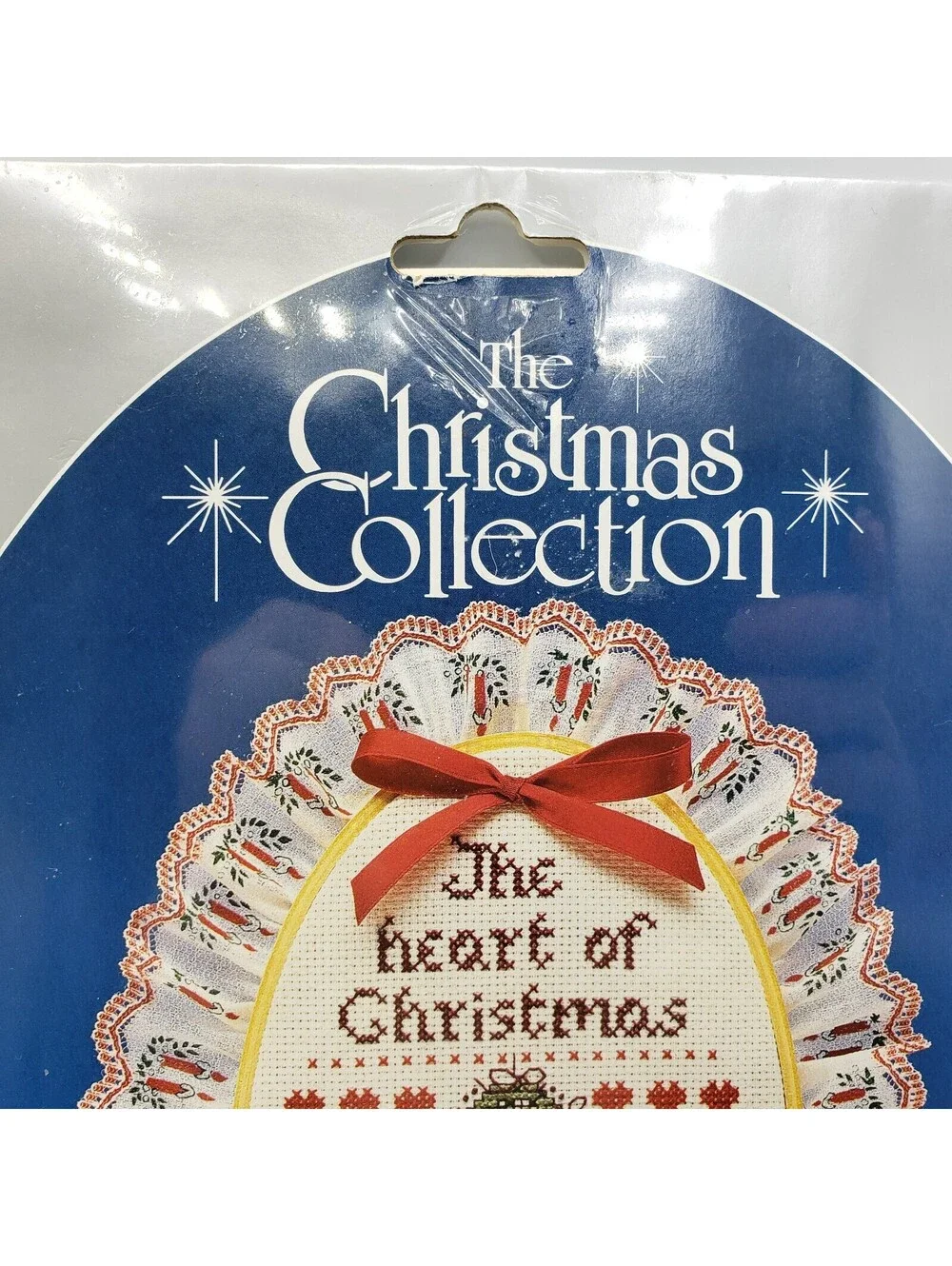 Vintage Paragon Counted Cross Stitch Kit Oval Hoop Christmas Collection 6337